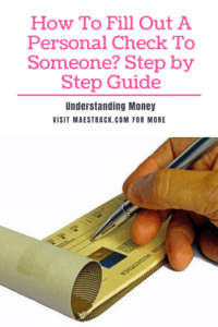 How To Fill Out A Personal Check To Someone? Step by Step Guide ...